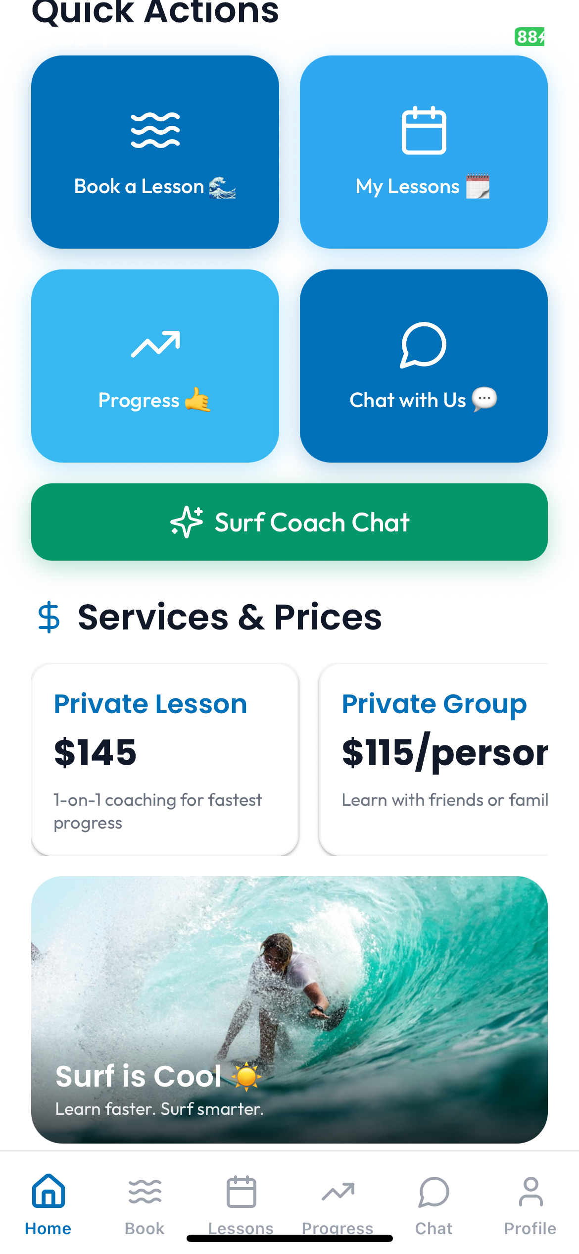 A simple, clean start for students, coaches, and admins